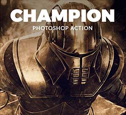极品PS动作－机械战甲(含高清视频教程)：Champion Photoshop Action